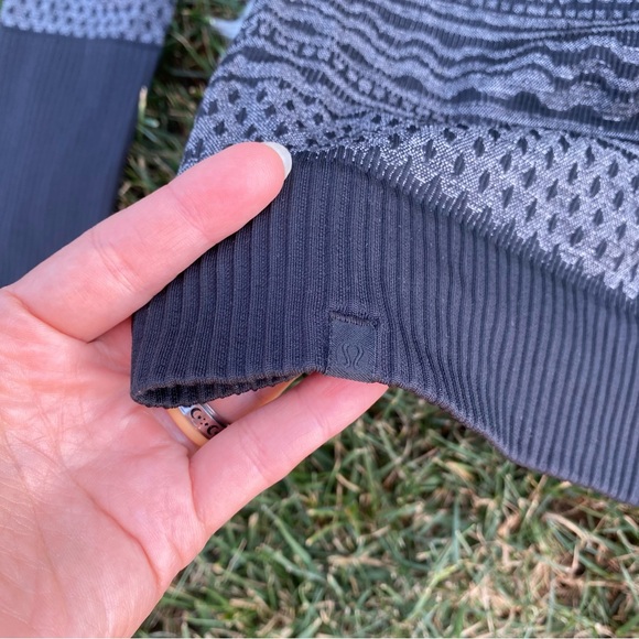 Lululemon Restless Pullover Gray Fair Isle Gray Heathered Black medium - Picture 3 of 4